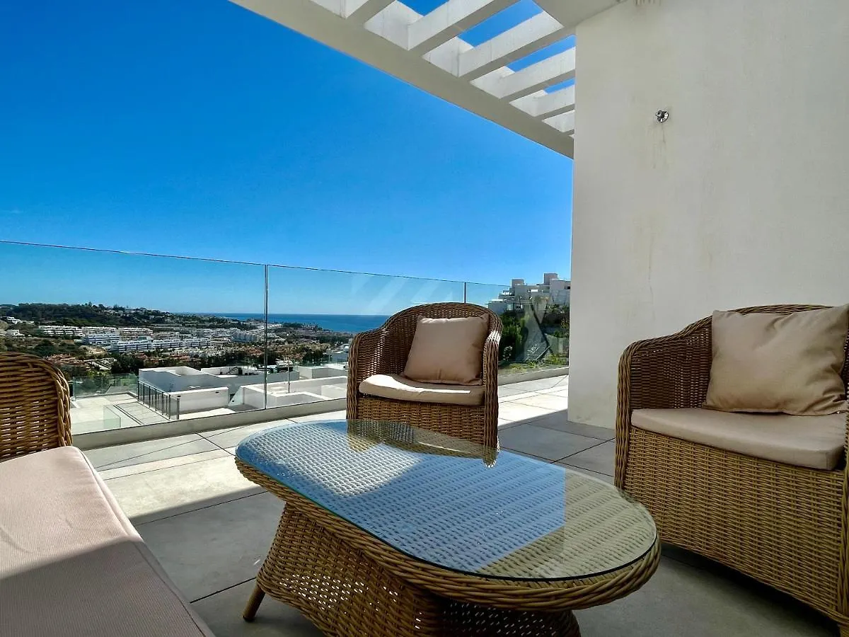 Sea View At Casa Banderas La Cala 3 Bed Luxurious Holiday Home Padel & Gym La Cala De Mijas